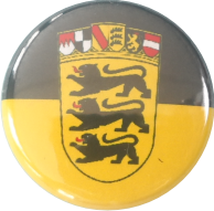 Baden Württemberg Flagge Button